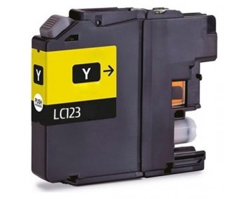 TINTA BROTHER  LC123Y DCPJ4110 COMP AMARILLO